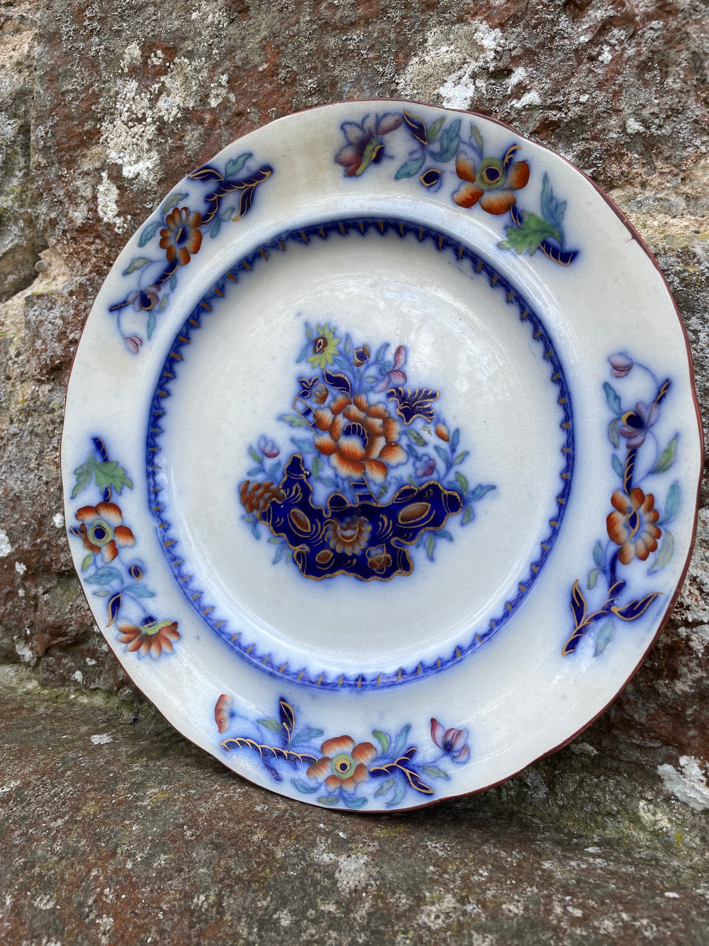 Trio of 19th Century Spode Decorative Wall Plates