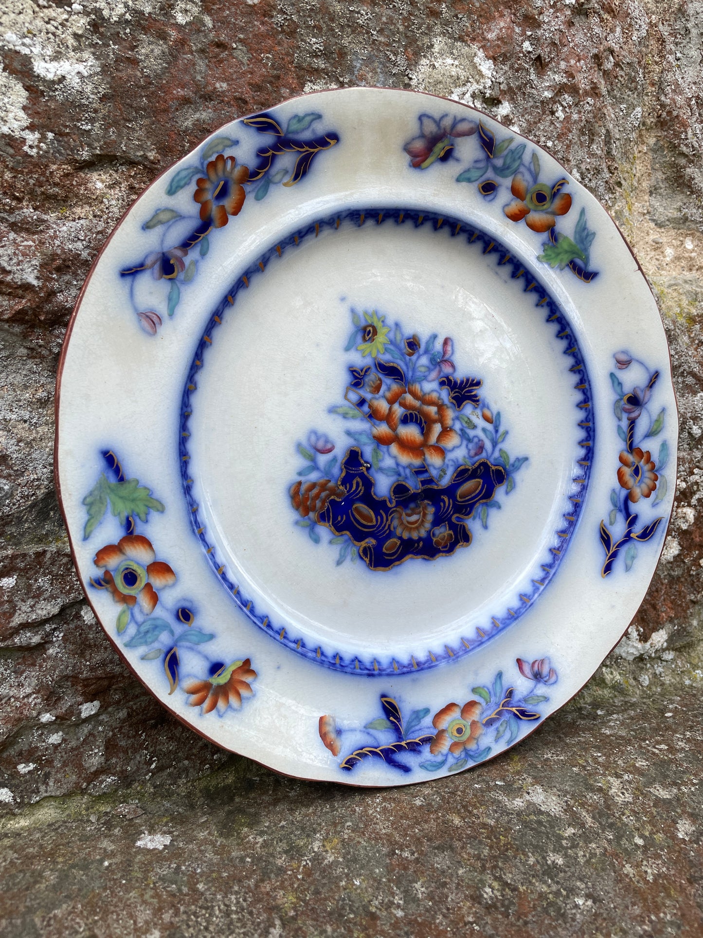 Trio of 19th Century Spode Decorative Wall Plates