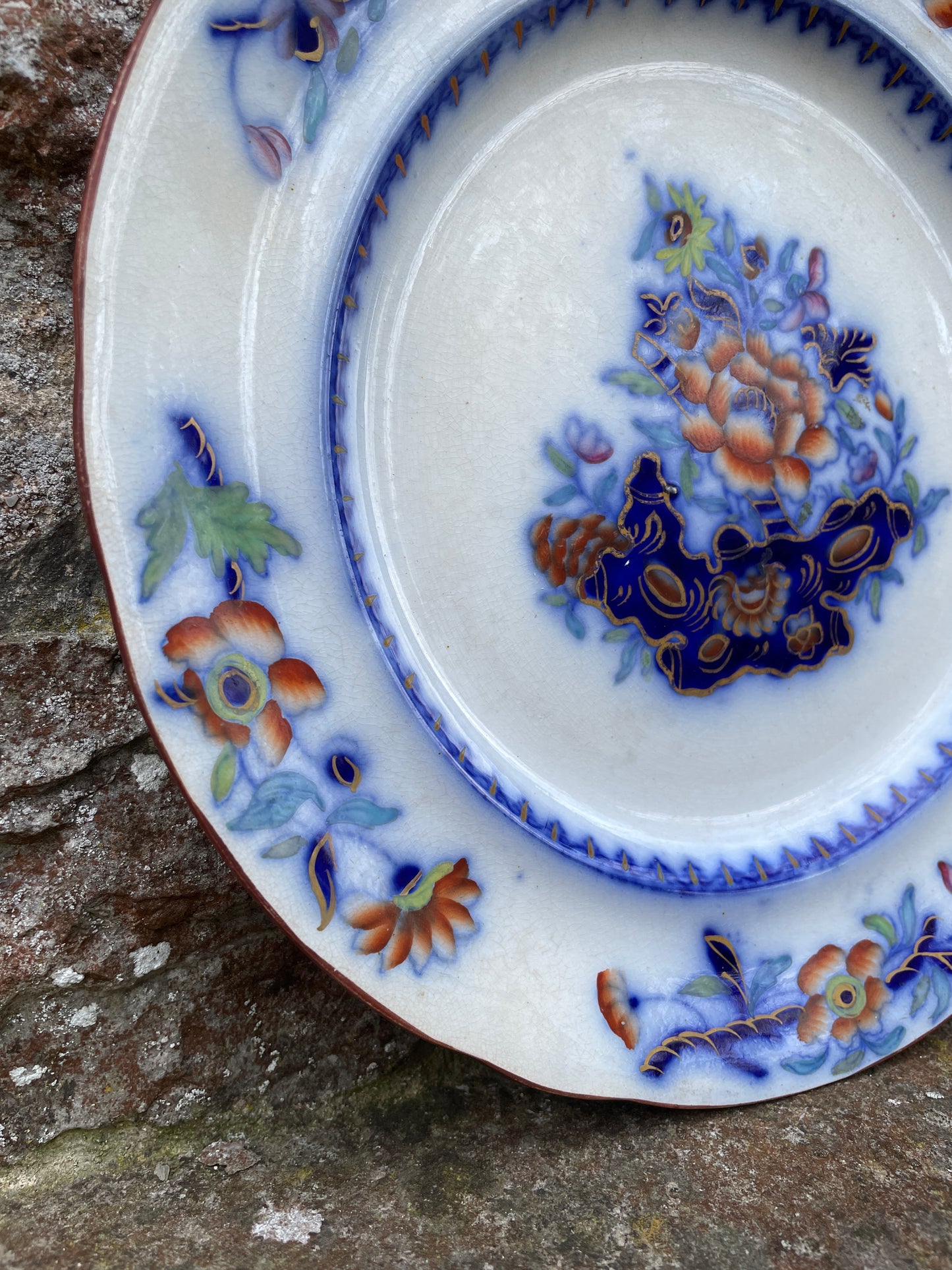 Trio of 19th Century Spode Decorative Wall Plates