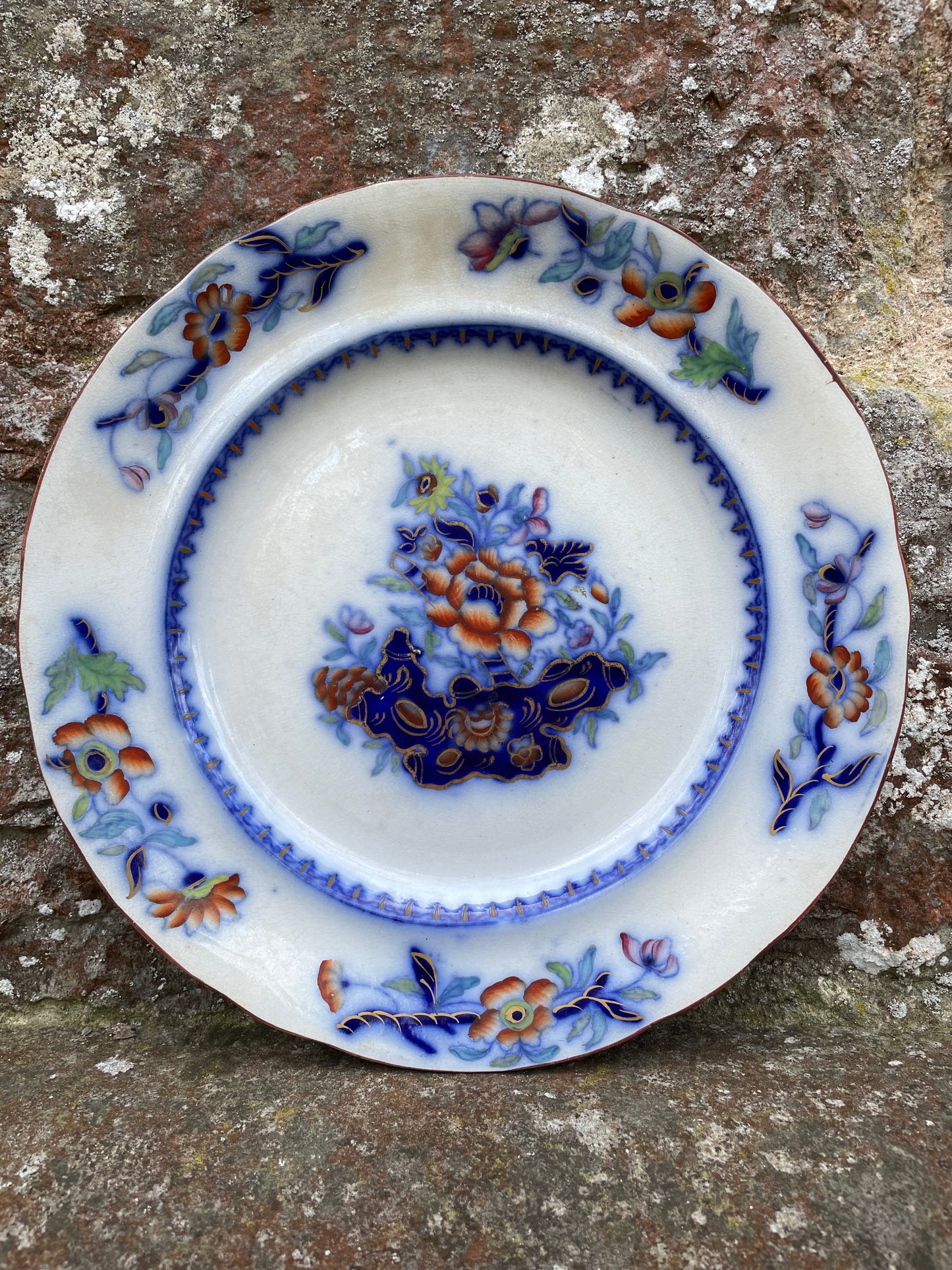 Trio of 19th Century Spode Decorative Wall Plates